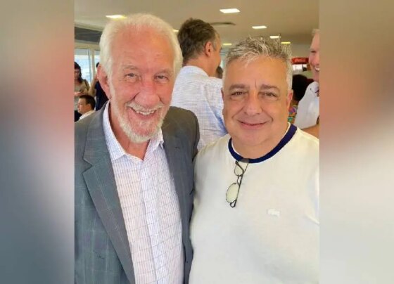 O vice-governador Darci Piana esteve na visita de ontem das obras.