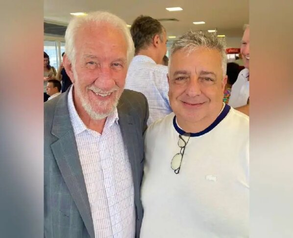 O vice-governador Darci Piana esteve na visita de ontem das obras.