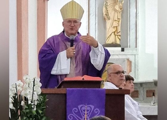 Dom Edmar Peron iniciará, de forma oficial, a Campanha da Fraternidade, nos 13 municípios que compõe a Diocese de Paranaguá. / Foto: Pascom Diocese de Paranaguá