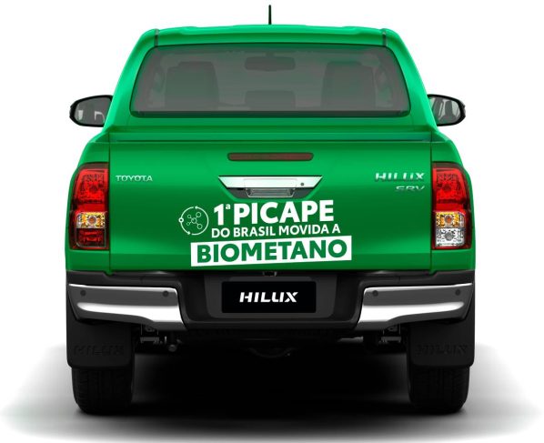 Toyota Hilux movida a biometano