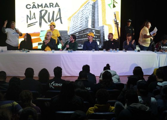 Tribuna Popular da 4ª edição do Câmara na Rua, realizada no CEU Uirapuru