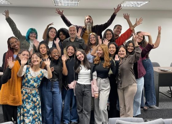 Dante Cid, alunos e coordenadores do curso | © Divulgação