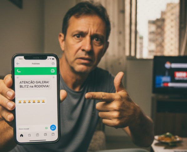 O que a lei realmente diz sobre alertar blitz no WhatsApp?
