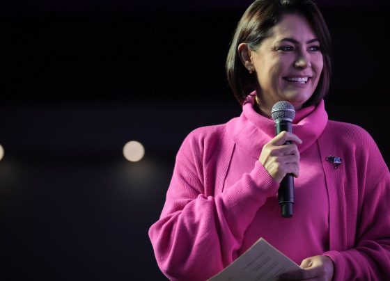 Michelle Bolsonaro em evento do PL Mulher
