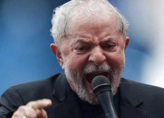 Lula gritando (Foto Reprodução Montagem/FolhaGospel)