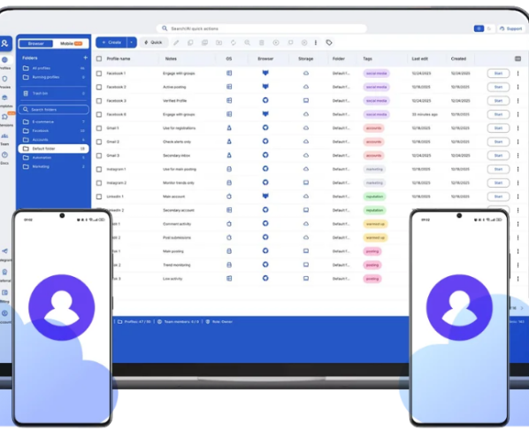 Celular na nuvem para agências de marketing
