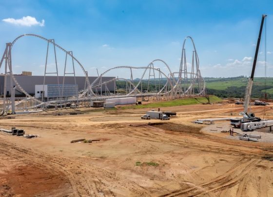 As obras do Cacau Park, o primeiro parque temático de chocolate do Brasil, estão avançando no interior de SP