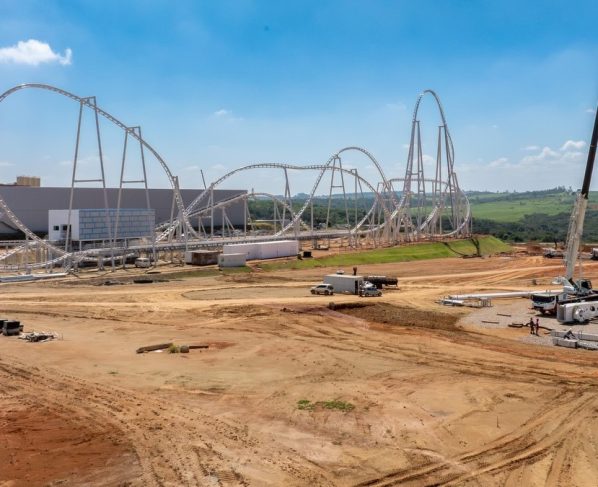 As obras do Cacau Park, o primeiro parque temático de chocolate do Brasil, estão avançando no interior de SP