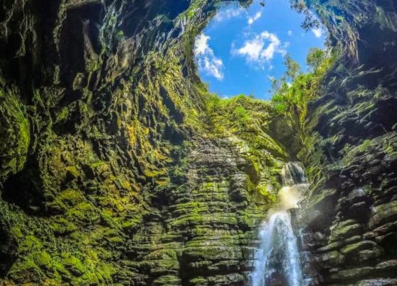 Buraco do Padre é uma atração de Ponta Grossa
