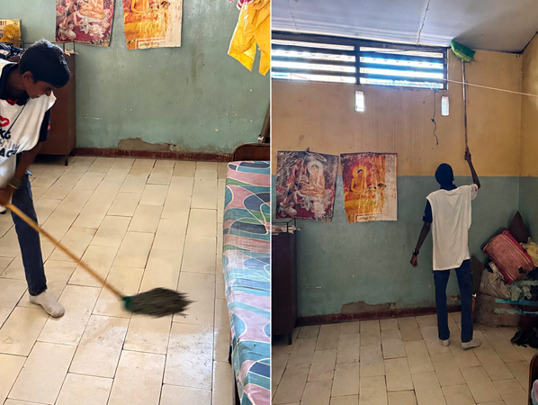 Ação leva cuidado e acolhimento a idosos no Sri Lanka