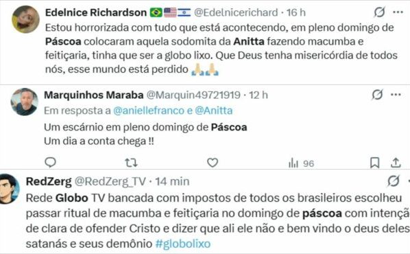 Audiência reage à Globo por fazer alusão ao candomblé com Anitta na Páscoa
