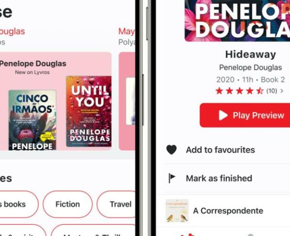 Amostra do app de navegação da Leya desenvolvido pela Beat | © Divulgação