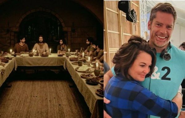 Dallas Jenkins, criador da série ‘The Chosen’ e sua esposa Amanda Jenkins (Foto: Reprodução)