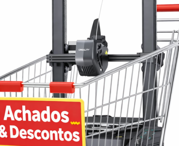 Impressora 3D da Creality entra em oferta no Mercado Livre