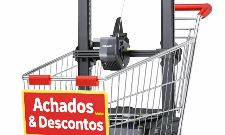 Impressora 3D da Creality entra em oferta no Mercado Livre