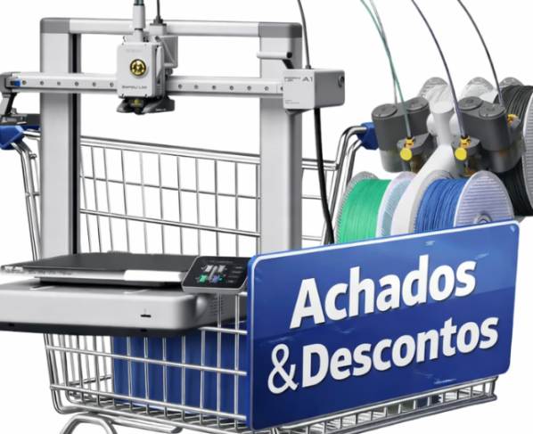 Impressoras 3D a partir de R$ 1.614: Veja as 4 mais bem avaliadas do Mercado Livre