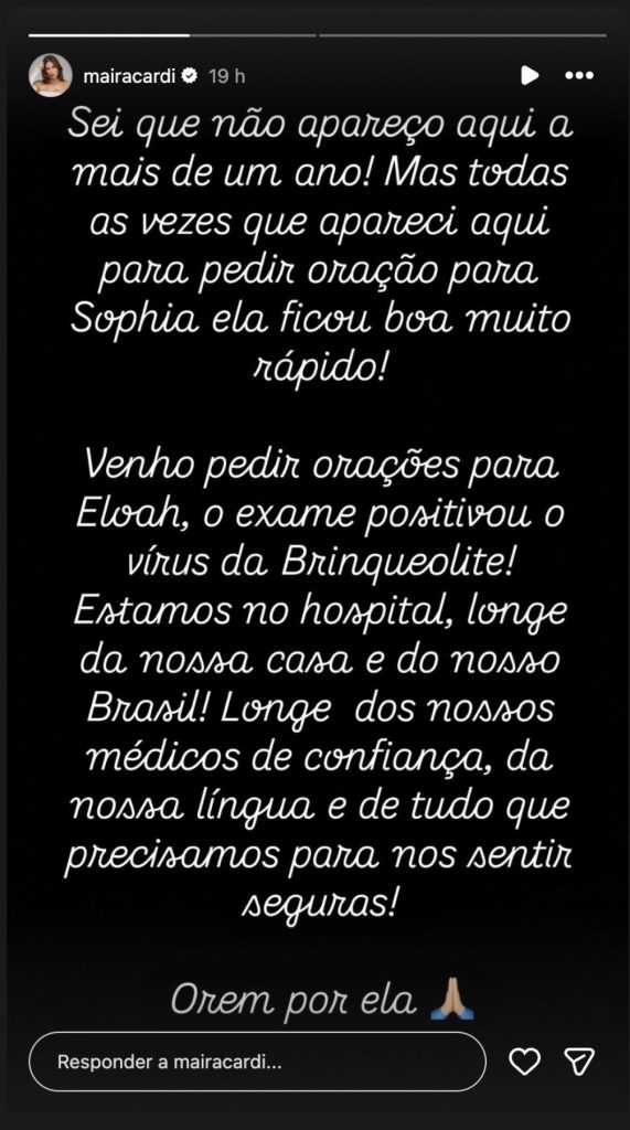 Maira Cardi bronquiolite Eloah