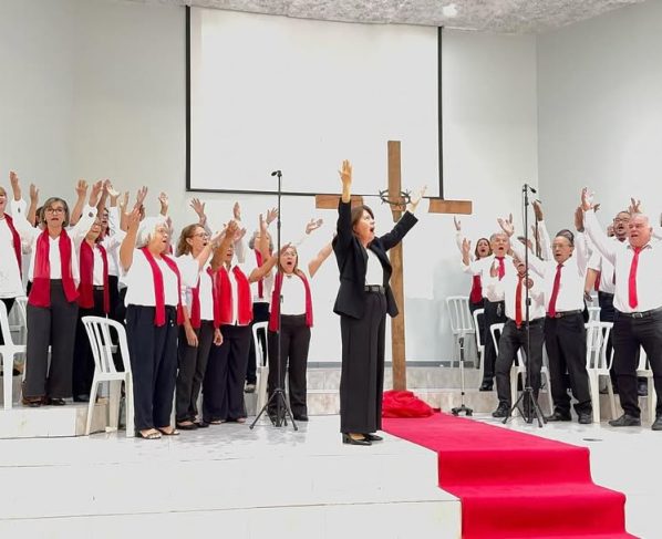 No período da noite, às 19h30, haverá um musical de Páscoa, apresentado pelo coro Hosanas da igreja (Foto: Divulgação/Primeira Igreja Batista de Paranaguá)