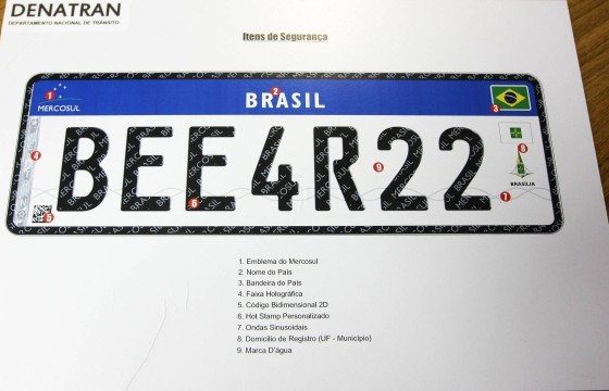 Placa Mercosul
