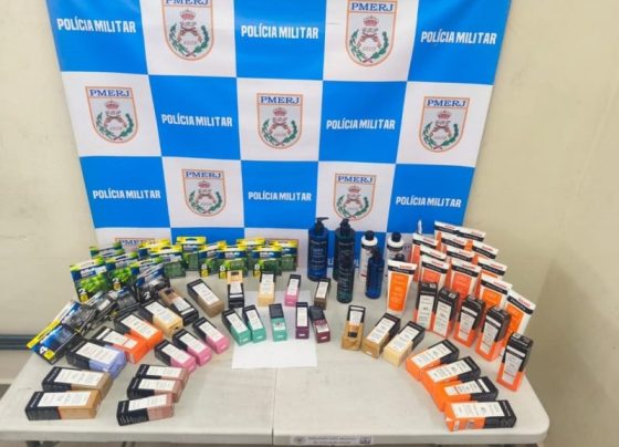 material roubado farmacia