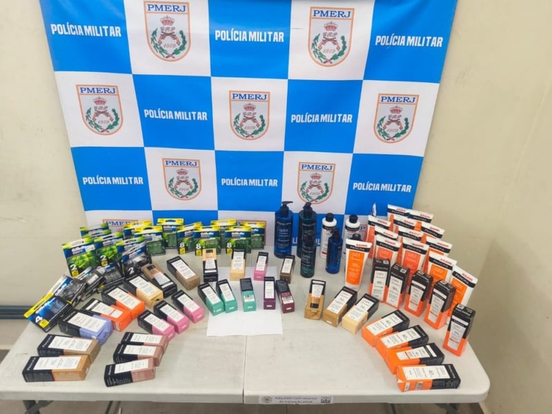 material roubado farmacia