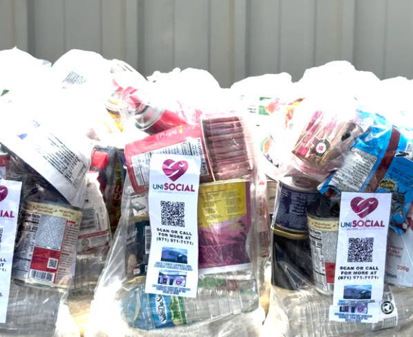 Unisocial em Guam leva ajuda a famílias afetadas pelo tufão Sinlaku