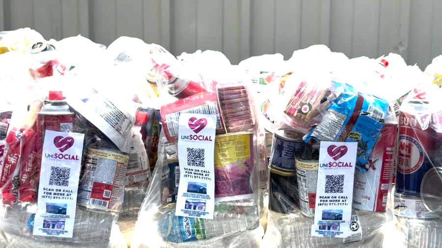 Unisocial em Guam leva ajuda a famílias afetadas pelo tufão Sinlaku