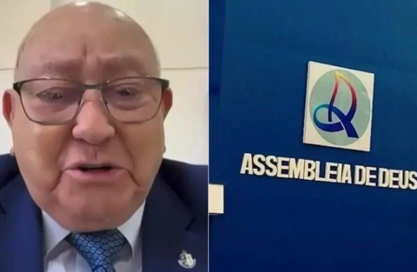 O pastor José Wellington Bezerra da Costa (esq.), presidente da Assembleia de Deus Ministério do Belém em São Paulo)(Imagem: Reprodução/Redes sociais)