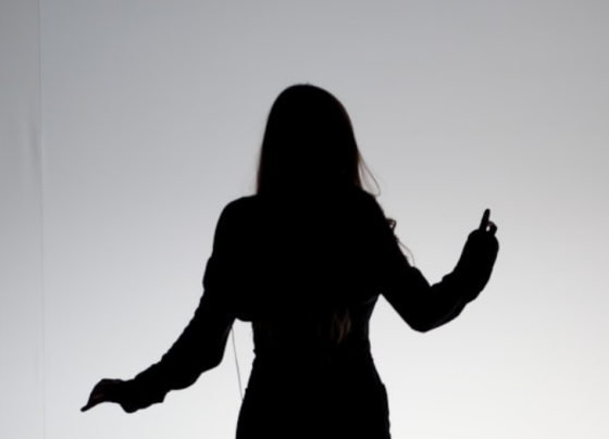 silhueta mulher