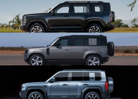 Coluna Edu defenderização Haval H9 Land Rover Defender Denza B5
