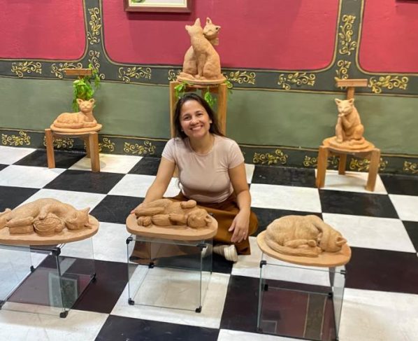 Centro Cultural recebe exposição com pinturas e esculturas em argila