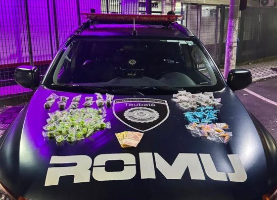 Ronda ostensiva da Guarda Civil prende homem por tráfico durante patrulhamento próximo a PEV