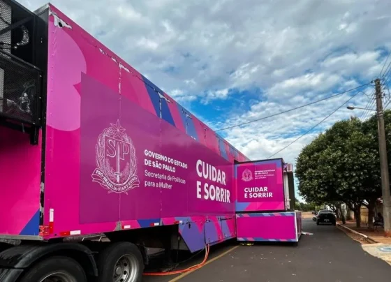 Carreta oferece atendimento odontológico gratuito para mulheres em Araçatuba