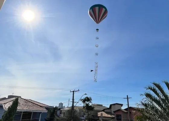 Defesa Civil alerta para os riscos de soltar balões durante o período de estiagem